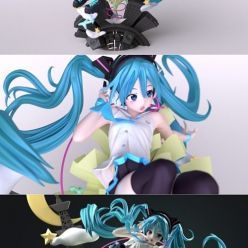 3D model Hatsune Miku - Lyns – 3D Print