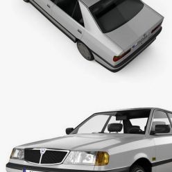 3D model Lancia Dedra (835) 1989