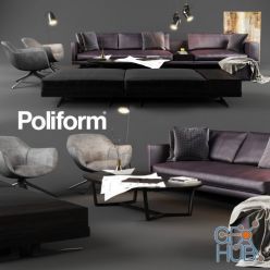 3D model Poliform Set 04 (Vray)