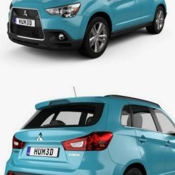 3D model Mitsubishi ASX 2011 car