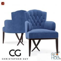 3D model rmchair by Christopher Guy – Monaco 60-0278