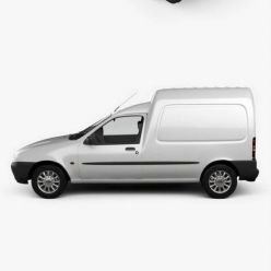 3D model Ford Courier Van UK 1999