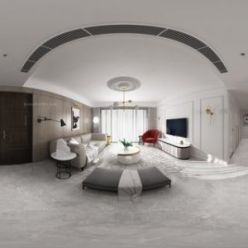 3D model Nordic Style Interior 025