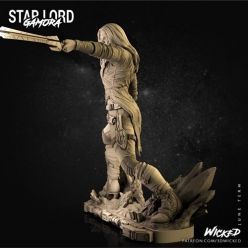 3D model 3DWicked - Starlord & Gamora - Gamora – 3D Print