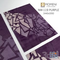 3D model Carpet Momeni NW-119 PURPLE