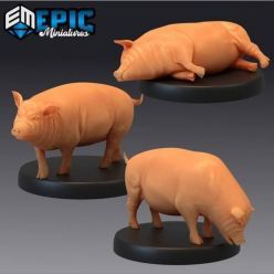 3D model Epic Minis - Farm Village – 3D Print