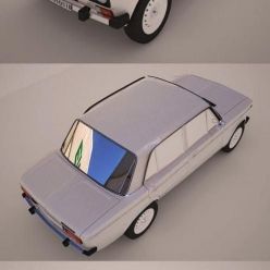 3D model CAR VAZ 2106 Lada-1600