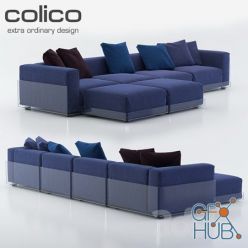 3D model Asami Sofa by Colico