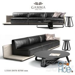 3D model Sofa Gamma Border