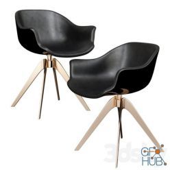 3D model Chair Indy by Cattelan Italia