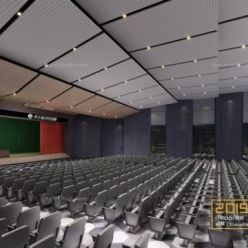 3D model Conference room, lecture hall  015