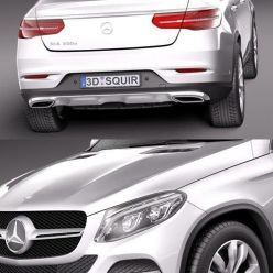 3D model Mercedes-Benz GLE Coupe 2016