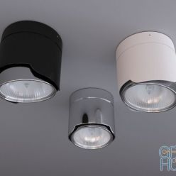 3D model Wever & Ducre Solid QR111 lamp