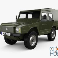 3D model Volkswagen Iltis 1978 HUM 3D