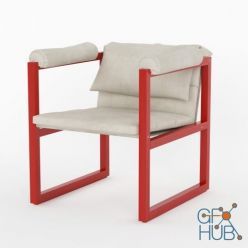 3D model Armchair Muskat Sessel