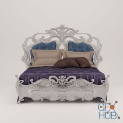 3D model 11213 Double bed Modenese Gastone