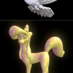 3D model Dove and Dixie - Fox and the Hound 2 – 3D Print