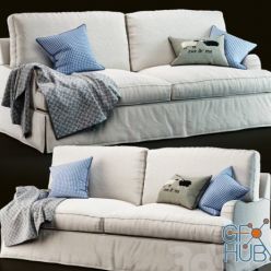 3D model PB ENGLISH ARM SLIPCOVERED SOFA