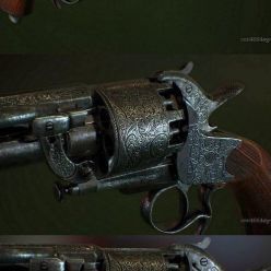 3D model Lemat Revolver