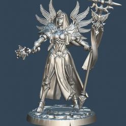 3D model Labyrinth Witch and Abbess in Armor – 3D Print