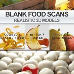 3D model Blanc Realistic – Scanned Food