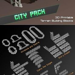 3D model Necroplex City Pack – 3D Print