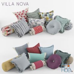 3D model Villa Nova pillows set