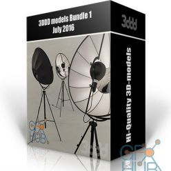 3D model 3DDD/3Dsky models – Bundle 1 July 2016