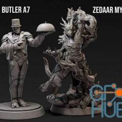 3D model Butler A7 and Zedaar Mystan – 3D Print