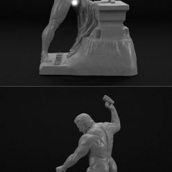 3D model Hephaestus Greek Olympian God of Fire – 3D Print