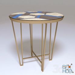 3D model Coffee table Hexagon