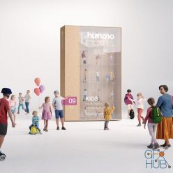 3D model Humano 3D People Vol. 09 Kids