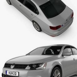 3D model Volkswagen Jetta (Sagitar) 2011
