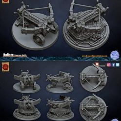 3D model Dragon's Lake Miniaturas - Ballista Dwarven Holds – 3D Print