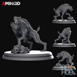 3D model Fiendish Hyena – 3D Print
