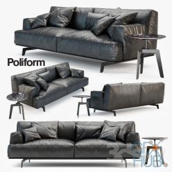 3D model Sofa Poliform Tribeca