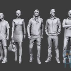 3D model Cubebrush – Complete Lowpoly People Pack Volume 1