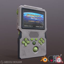 3D model Hand held console PBR