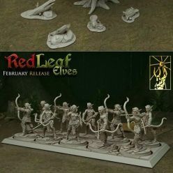 3D model ﻿Redleaf Elves February Release – 3D Print