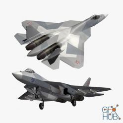 3D model PAK FA Su-57