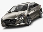 3D model Hyundai Sonata 2018 car