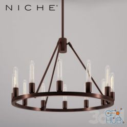 3D model NICHE SPARK 24 MODERN CHANDELIER