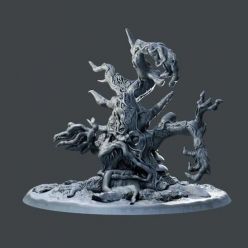 3D model ﻿Demon tree with three eyes – 3D Print