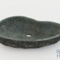 3D model Stone washbasin