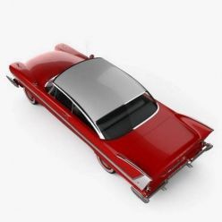 3D model Plymouth Fury coupe Christine 1958 car