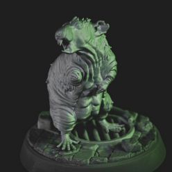 3D model Balding Giant Rat