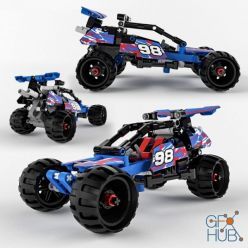 3D model 42010 Off-road Racer Lego (max 2012, fbx)