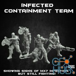 3D model 500 subscriber bonus Infected Containment Team – 3D Print