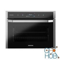 3D model Compact Oven 50L NQ50J9530BS by Samsung