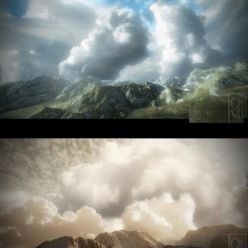 3D model HQ Clouds